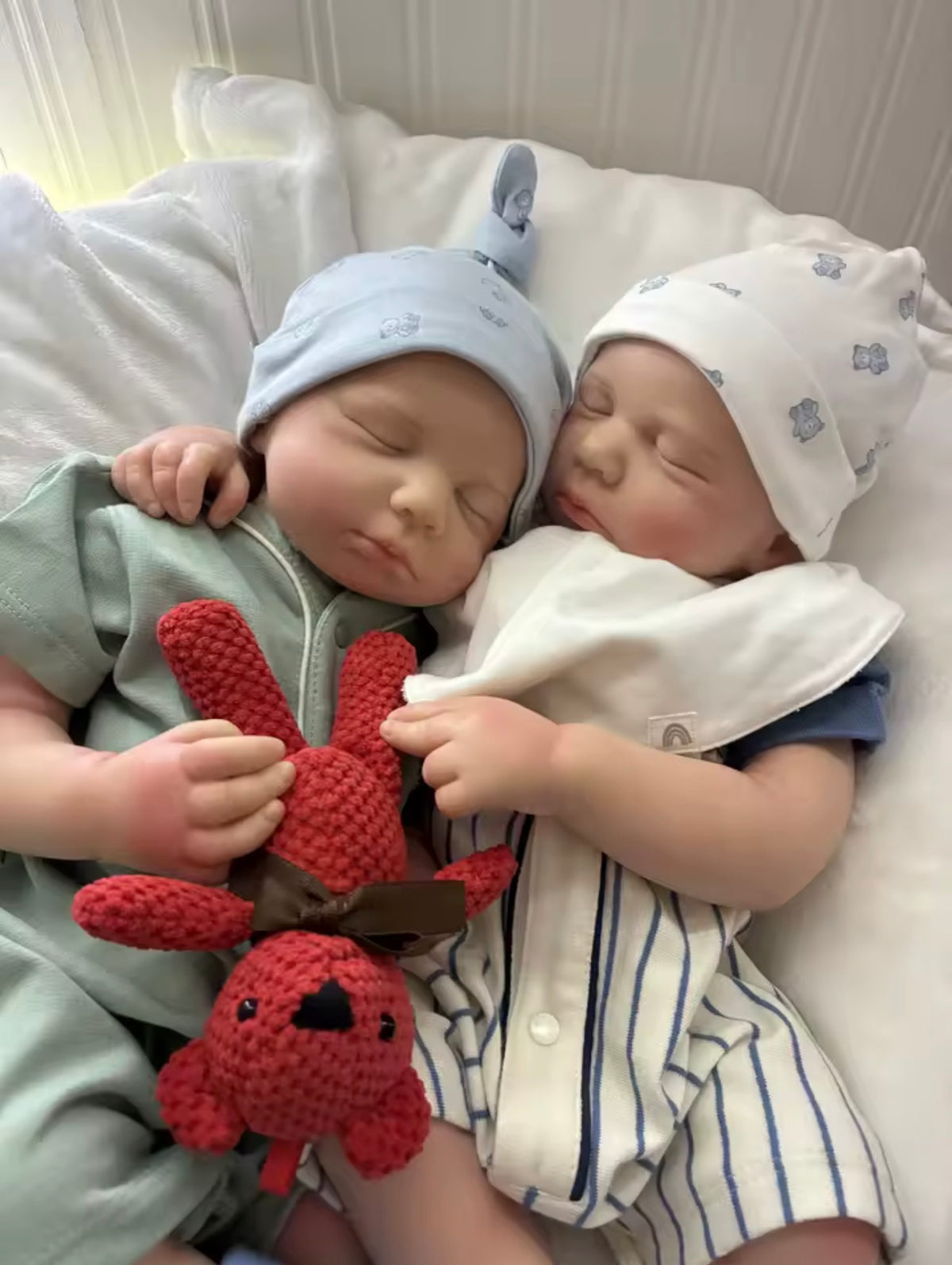49cm Full Body Silicone Reborn Doll – Realistic Baby Doll – Boy (Peter)