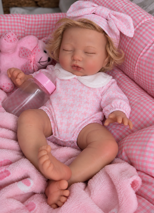 35cm Baby Doll  Full Body Silicone Reborn Doll – Drinks & Wets - Girl (Mia)