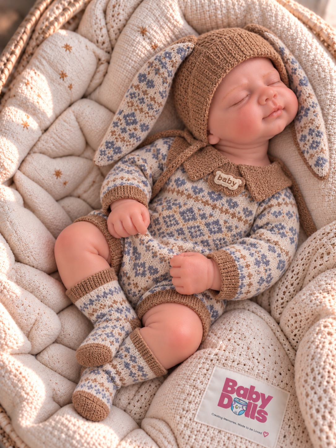 33cm Full Body Silicone Reborn Doll – Realistic Baby Doll – Girl (Evie)