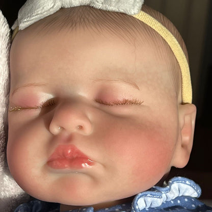 50cm Silicone Reborn Baby Doll – Realistic Lifelike Girl Doll close-up view