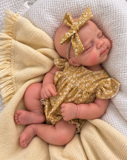 33cm Full Body Silicone Reborn Doll – Realistic Baby Doll – Girl (Evie)