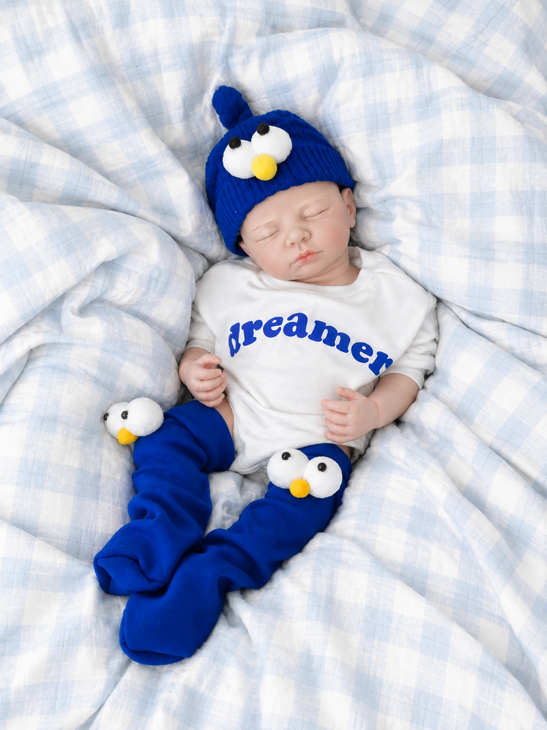 49cm Full Body Silicone Reborn Doll – Realistic Baby Doll – Boy (Peter)