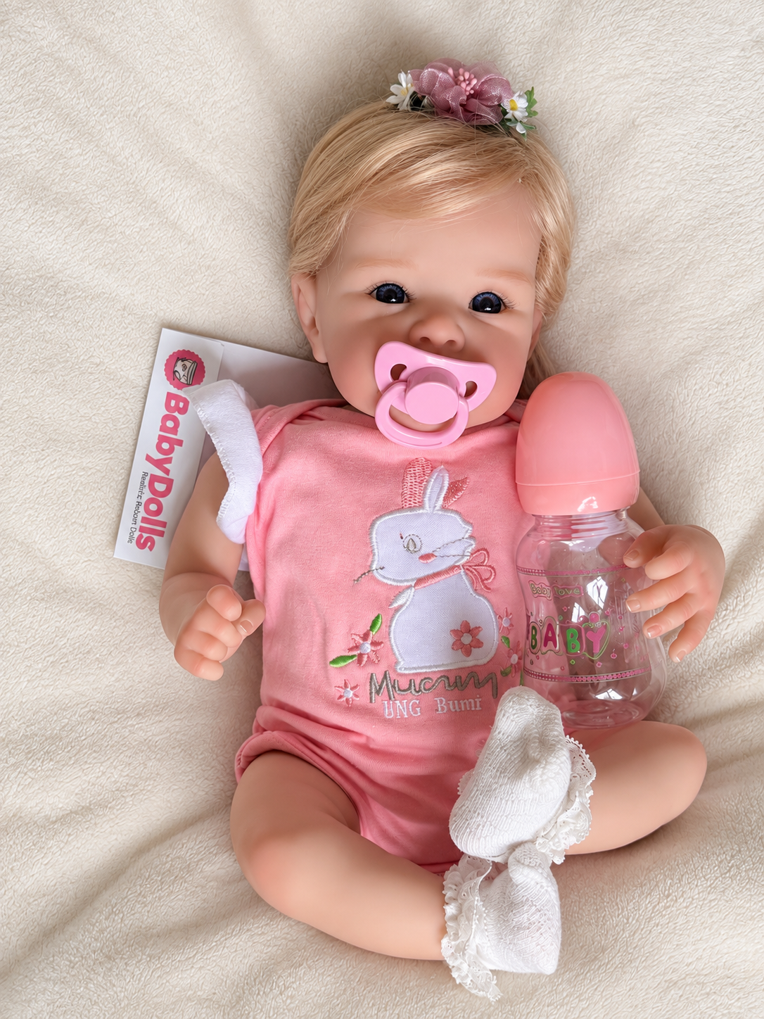 45cm Vinyl Reborn Doll – Realistic Baby Doll – Girl (Tilly)