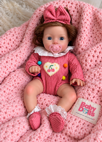 33cm Baby Doll Full Body Silicone Reborn Doll – Drinks & Wets - Girl (Suzi)