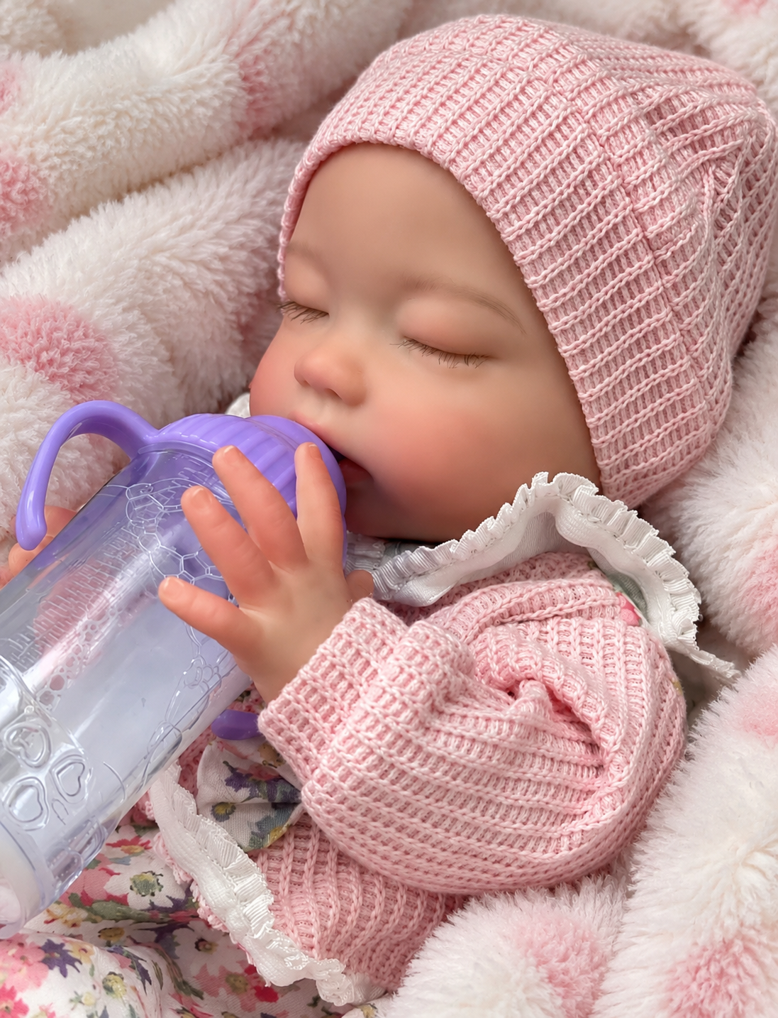 34cm Full Body Silicone Reborn Doll – Realistic Baby Doll – Girl (Yumi)
