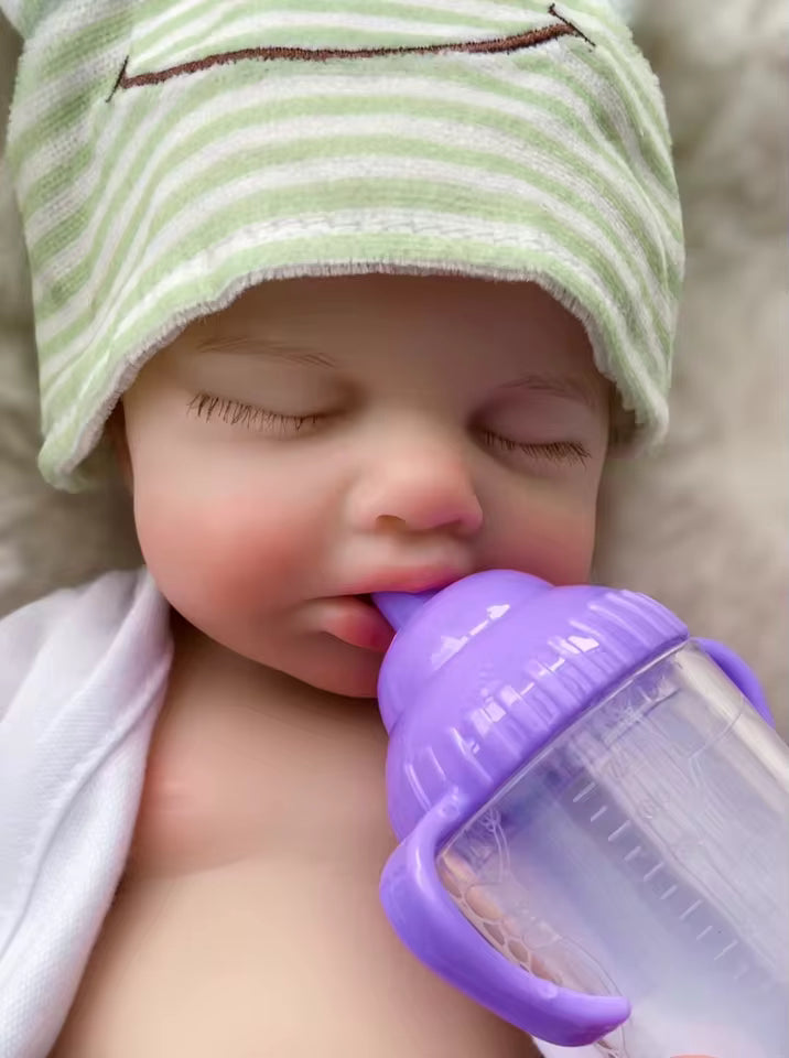 33cm Full Body Silicone Reborn Doll – Realistic Baby Doll – Boy/Girl (Jamie)