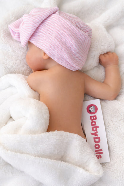 33cm Full Body Silicone Reborn Doll – Realistic Baby Doll – Girl (Bia)